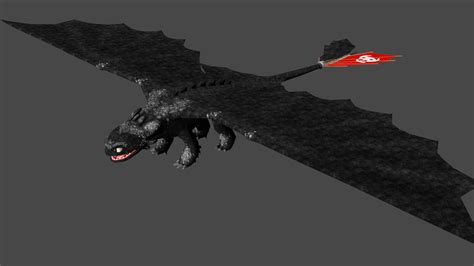 Dragon Toothless 3D Model $12 - .unknown .blend .obj .fbx - Free3D