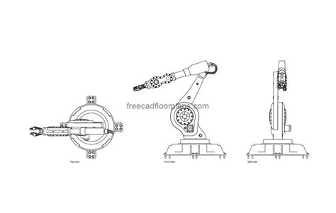 CNC Robot Arm - Free CAD Drawings