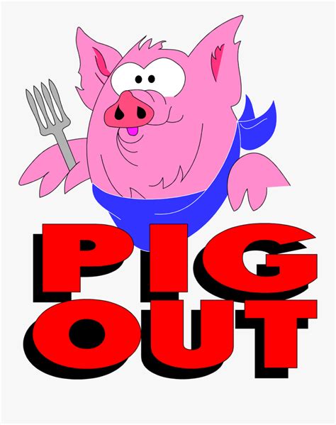 Foods Clipart Pig - Pig Out , Free Transparent Clipart - ClipartKey