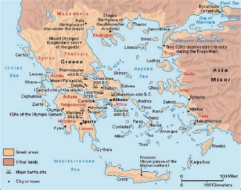 Geographical regions of the Ancient Greece | Short history website