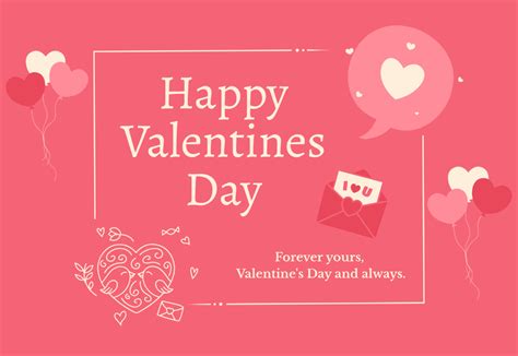 Free Valentine's Day Cards Template - Edit Online & Download | Template.net