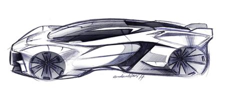 Futuristic Concept Car Sketches