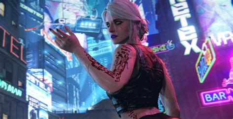 Wallpaper ciri, the witcher, cyberpunk 2077, artwork desktop wallpaper, hd image, picture ...