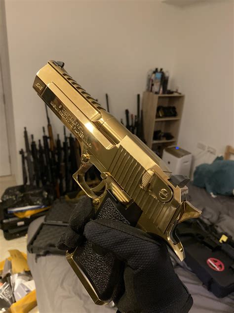 [Get 32+] Gold Desert Eagle Airsoft Gun