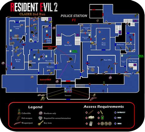 Resident evil 2 remake map items - freaksnelo