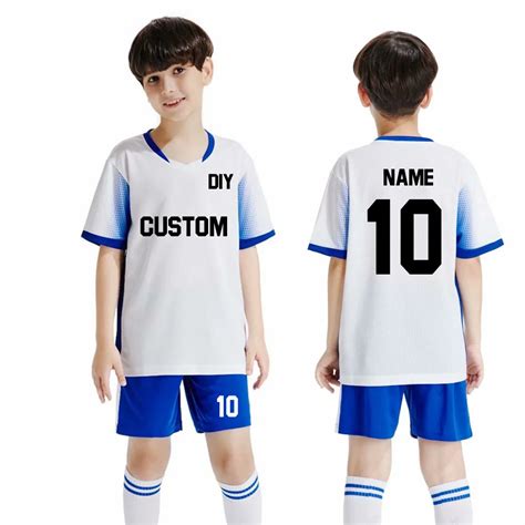 Professional Custom Youth Kids Soccer Jerseys Set Uniforms Football Clothes Sports Kit Cheap ...