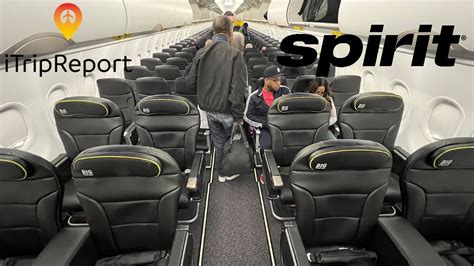 Spirit A320neo Big Front Seat Trip Report - YouTube