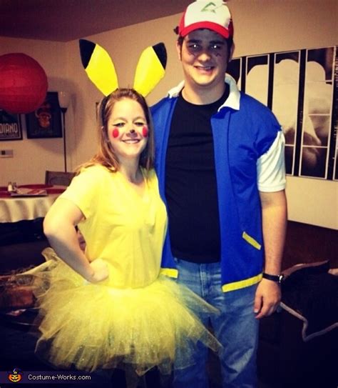 Pikachu and Ash Couple Halloween Costume