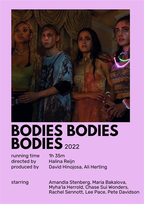 Bodies Bodies Bodies (2022) | Lee pace, Horror posters, Body