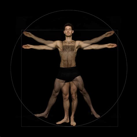 The Vitruvian Man for ML Chiropractic on Behance