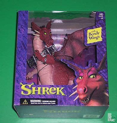 McFarlane Toys SHREK THE DRAGON with Bendy Wings (2001) - Shrek - LastDodo