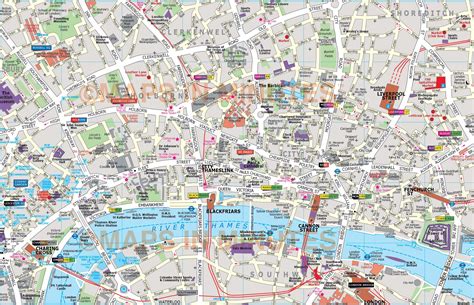 Tourist Map Of London Printable