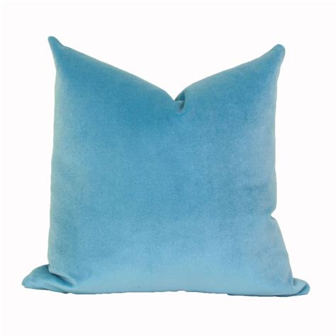 Aqua Blue Velvet Throw Pillow Cover 16x16 28x28 20x20 22x22 - Etsy