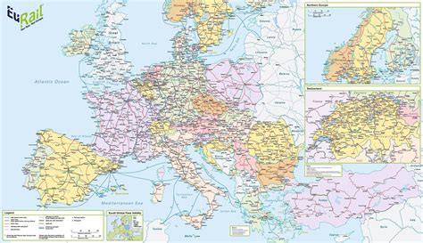 Railway Map Of Europe