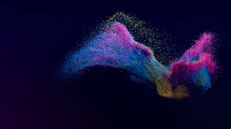 Flying Colorful Particles Wallpapers | HD Wallpapers | ID #28639