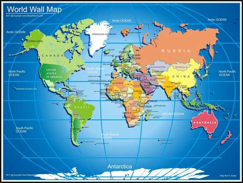 2023 World Map Political High Resolution 2022 – World Map With Major Countries