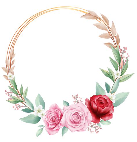 Rose Gold Flowers PNG File - PNG Mart