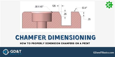 Chamfer Dimensioning | GD&T Basics