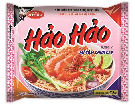 Hao Hao Instant Noodles Soup Hot & Sour Shrimp Flavour 75g from Buy Asian Food 4U