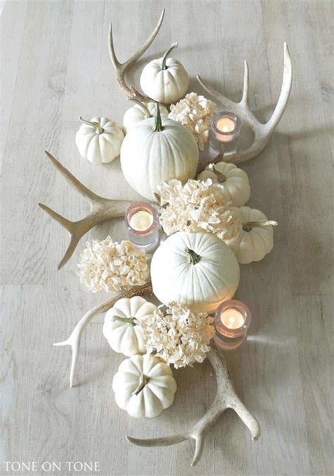 31 Amazing fall decorating ideas using white pumpkins