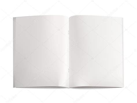 Blank open book template Stock Vector Image by ©kchungtw #73250875