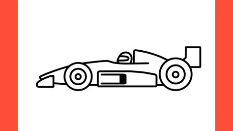 25 Easy Race Car Drawing Ideas - Draw a Race Car