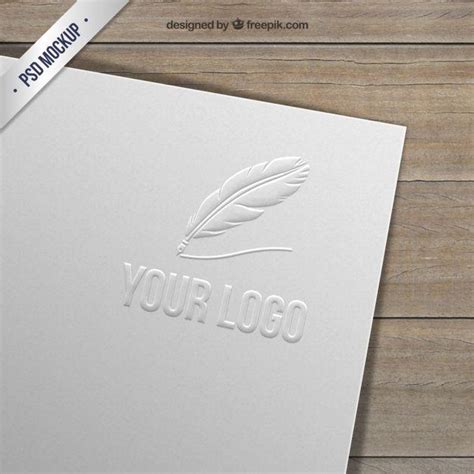 Embossed Logo - LogoDix