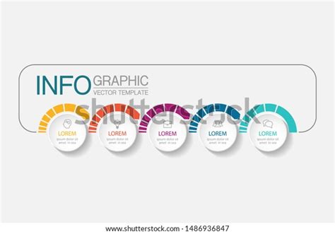 Vector Horizontal Infographic Diagram Template Business Stock Vector (Royalty Free) 1486936847 ...