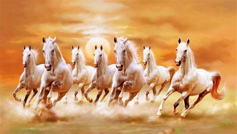 Seven Horses Wallpapers - Wallpaper Cave | Horse wallpaper, 7 horses running painting vastu ...