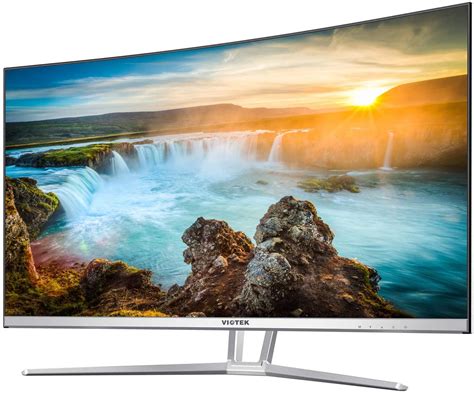 Viotek NB32CW 32-Inch LED Curved Monitor Bezel-Less 75Hz 1080P Full-HD FreeSync - Walmart.com ...