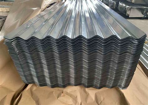 0.14-1.5mm Thickness Regular Spangle Galvanized Corrugated Metal Roofing Panels