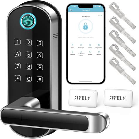 Buy samtechT Smart Lock, Keyless Entry Door Lock, Fingerprint Door Lock, Digital Door Lock ...