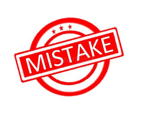 Mistake stamp stock vector. Illustration of vintage - 136953914