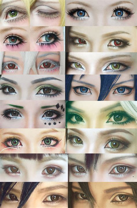 Cosplay eyes make up collection #4 by mollyeberwein on DeviantArt