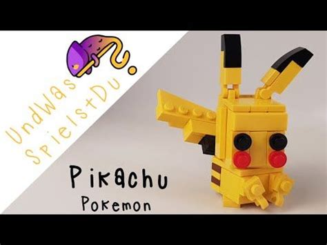 Lego Pokemon, Pikachu, Moc, Easy, Grace, Craft Ideas, Lettering, Building, Youtube