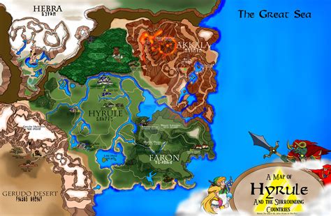 Hyrule Map ALTTP by TheEagleForce on DeviantArt