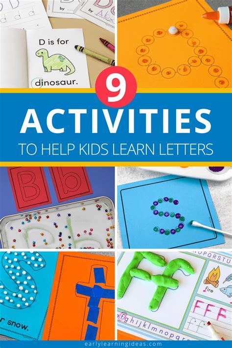 Letter Activities | Early Learning Ideas