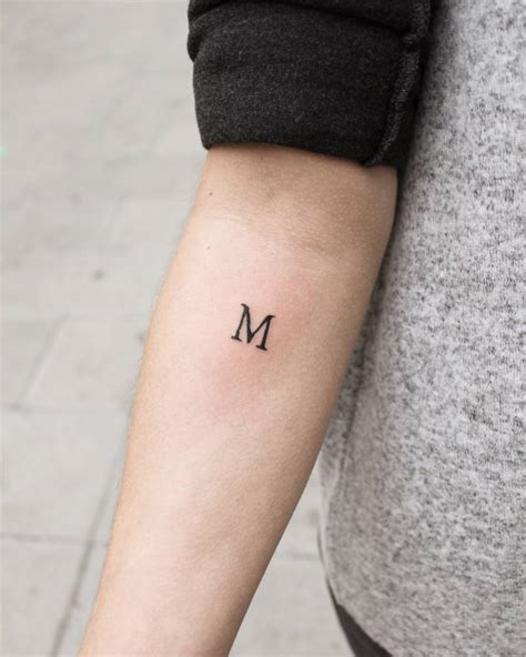 Letter m tattoo - Tattoogrid.net