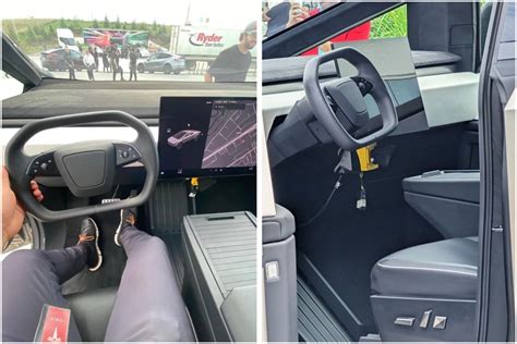 Latest Cybertruck interior shots reveal Tesla's rejection of sensible user interface design ...