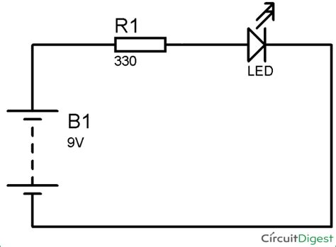 Simple LED Circuit Diagram