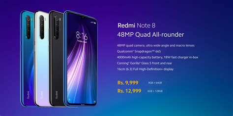 Redmi Note 8, Redmi Note 8 Pro Launched : Price And Specs | Digital Web Review