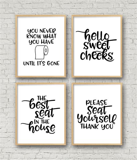 Quotes Funny Bathroom Signs Printable - Printable Calendars AT A GLANCE