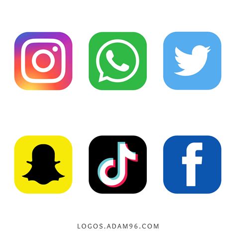 Free Social Media Icons Logo PNG | Social media icons free, Facebook and instagram logo, Social ...