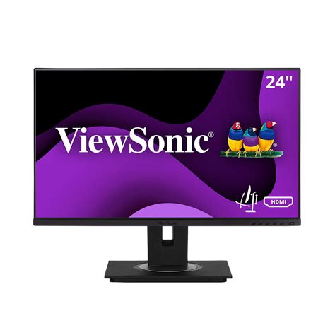 ViewSonic VG2448A 24 Inch IPS 1080p Ergonomic Monitor with Ultra-Thin Bezels, HDMI, DisplayPort ...