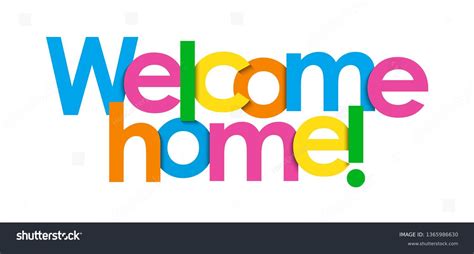 15,684 Welcome Home Banner Images, Stock Photos, 3D objects, & Vectors | Shutterstock