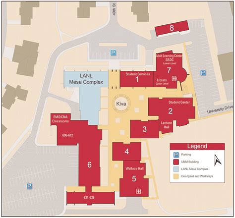 Campus Map :: UNM Los Alamos | The University of New Mexico