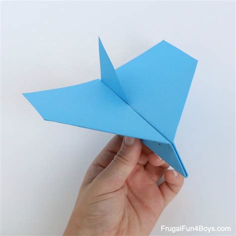 How to Make Awesome Paper Airplanes! 4 Designs - Frugal Fun For Boys and Girls