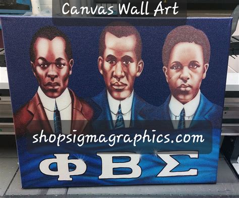 Phi Beta Sigma Founders Canvas Art – Sigma Graphics