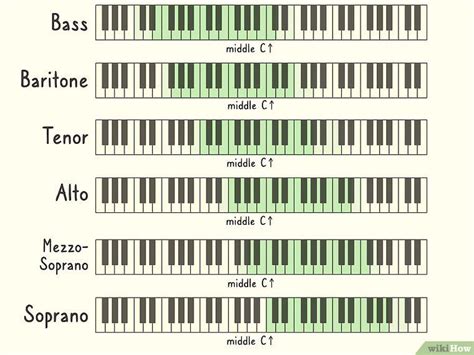 Cómo encontrar tu tesitura (con imágenes) - wikiHow | Vocal range, Piano music easy, Vocal