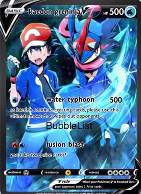 Buy Ash Greninja V Pikachu Ash Vmax Gaming Shining Gx Ex M Mega Online in India - Etsy